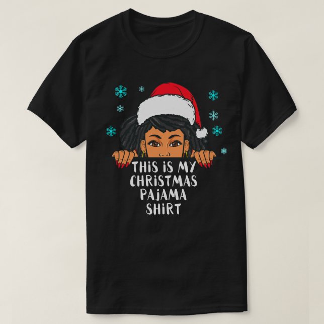 Das ist mein hässliches Weihnachtspulli, schwarze  T-Shirt (Design vorne)