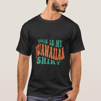 Das ist mein hawaiianisches tropisches Luau Pyjama T-Shirt