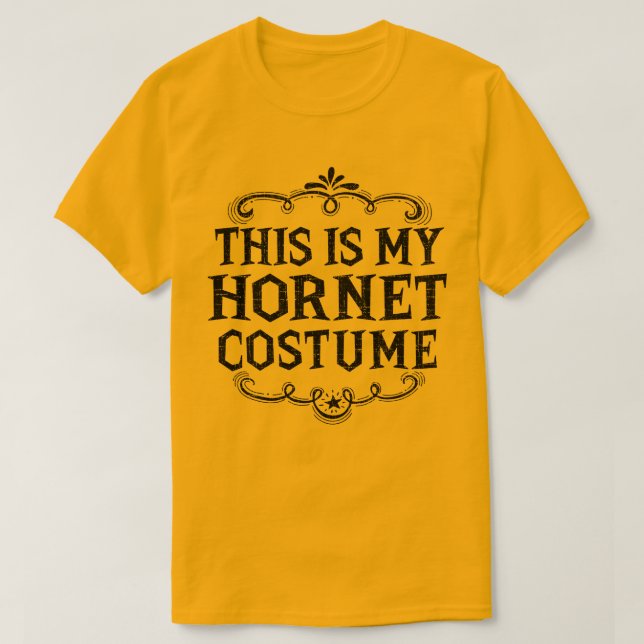Das ist mein Hornet-Kostüm Funny Lazy Halloween T-Shirt (Design vorne)