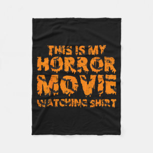 Das ist mein Horrorfilm-Beobachtungs-Shirt Hallowe Fleecedecke