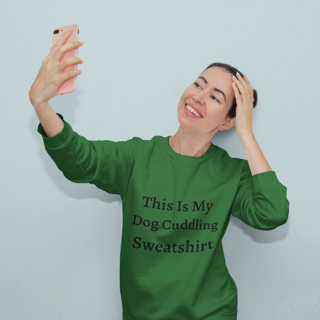Das ist mein Hund, der kuddelt, Sweatshirt T-Shirt (Von Creator hochgeladen)