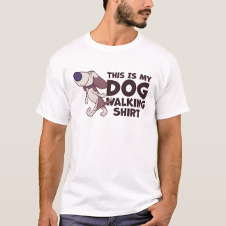 Das ist mein Hund, der mit Cartoon-Hund zu Fuß Shi T-Shirt