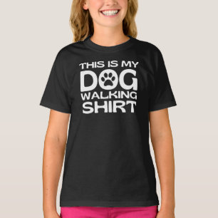 Das ist mein Hundespazier-Shirt T-Shirt