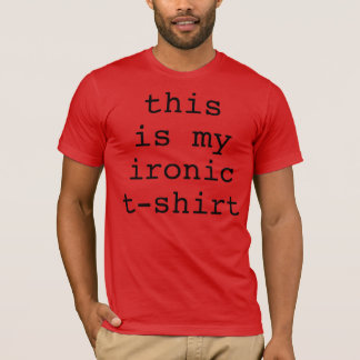 Das ist mein Ironischer T - Shirt Black