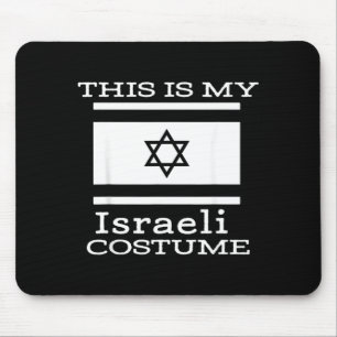 Das ist mein israelisches Kostüm lustiges Hallowee Mousepad