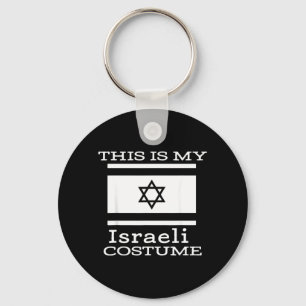 Das ist mein israelisches Kostüm lustiges Hallowee Schlüsselanhänger