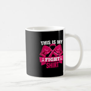 Das ist mein Kampf gegen Brustkrebs Kämpfer glaube Kaffeetasse