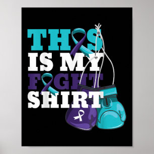Das ist mein Kampf gegen das Shirt Suizidpräventio Poster