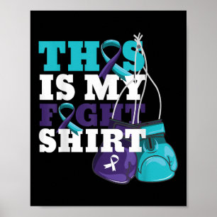 Das ist mein Kampf gegen das Shirt Suizidpräventio Poster
