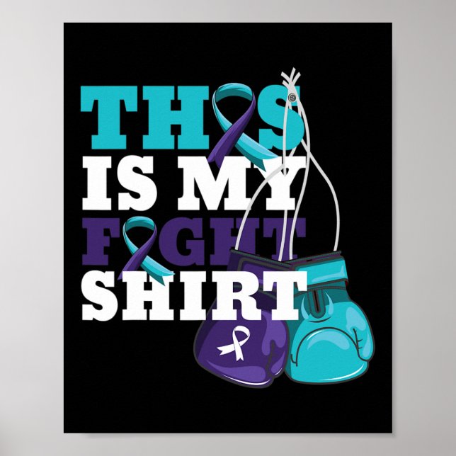 Das ist mein Kampf gegen Suizidprävention stark Poster (Vorne)