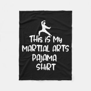 Das ist mein Kampfsport-Pyjama Lustiger Schlaf Fleecedecke