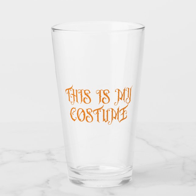 Das ist mein Kostüm Glas (Vorderseite)