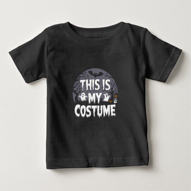 Das ist mein Kostüm Halloween Baby T-shirt (Vorderseite)
