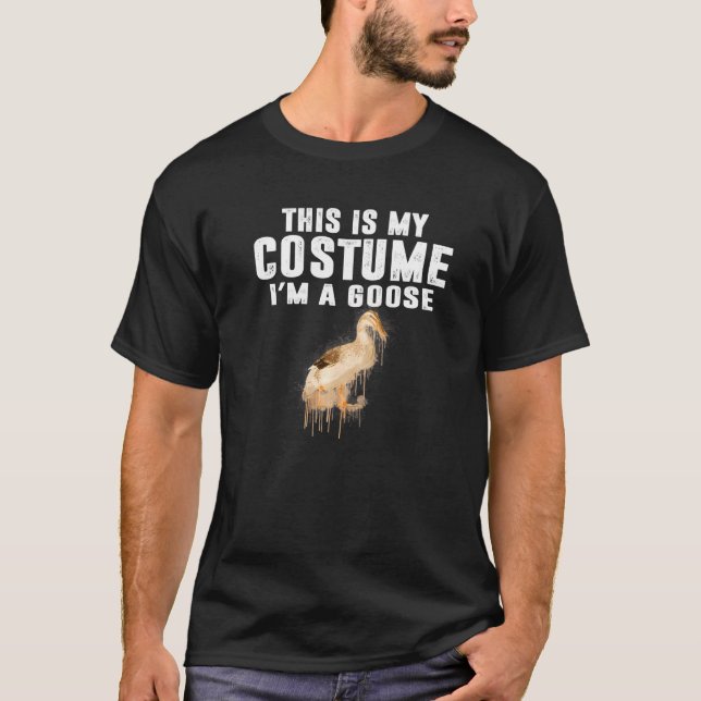 Das ist mein Kostüm, ich bin ein GänseHalloween-Ti T-Shirt (Vorderseite)