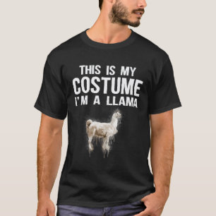 Das ist mein Kostüm Ich bin ein Lama Tee Süß Hallo