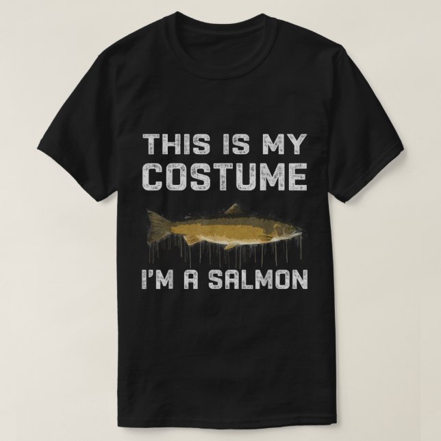 Das ist mein Kostüm im Lachs-Halloween-Kostüm T-Shirt (Design vorne)