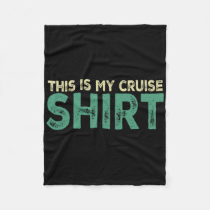 Das ist mein Kreuzfahrt-Shirt Lustig Liebt Kreuzfa Fleecedecke