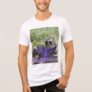 Das ist mein Kumpel Retro Synthwave Husky-Hund-Fot Tri-Blend Shirt