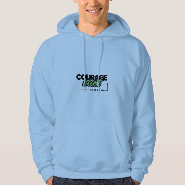Das ist mein Leben Hoodie (Vorderseite)