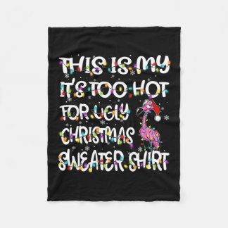 Das ist mein Lieblingslied für Flamingo Christma Fleecedecke