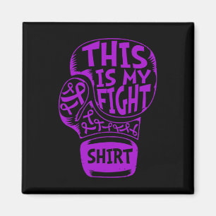 Das ist mein Lila Ribbon-Handschuh gegen Fibromyal Magnet