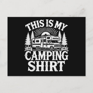 Das ist mein lustiger Camping-Camper Feiertagspostkarte