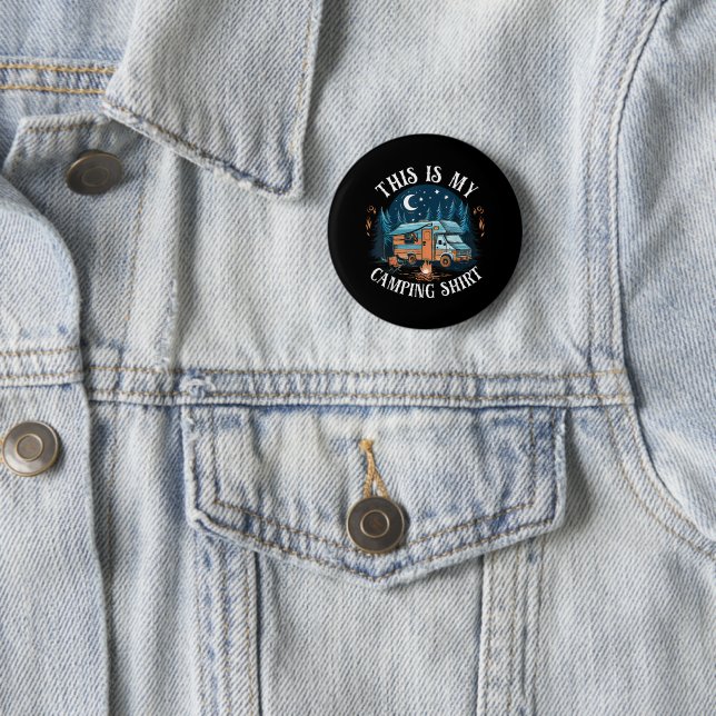 Das ist mein lustiger Camping-Wander-Camper Button (Beispiel)