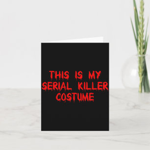 Das ist mein lustiges Halloween-Kostüm Karte