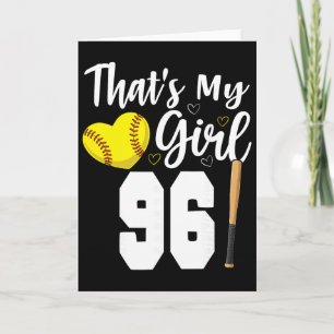 Das ist mein Mädchen Nummer #96 Softll Nummer 96 Karte