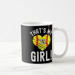 Das ist mein Mädchen Vintage Nummer #73 Herz Weich Kaffeetasse