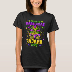 Das ist mein Mardi Gras Pajama Men Women Party Kos T-Shirt