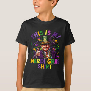 Das ist mein Mardi Gras Shirt Funny Trump Präsiden