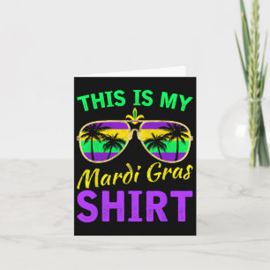Das ist mein Mardi Gras Shirt für Männer Frauen Ju Karte
