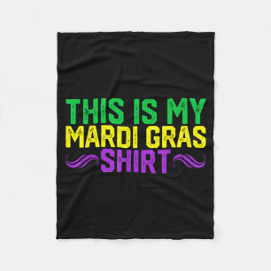 Das ist mein Mardi-Gras-Shirt Lustiges Mardi-Gras- Fleecedecke