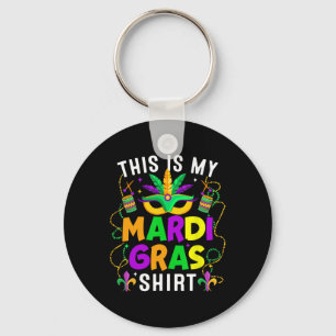 Das ist mein Mardi Gras-Shirt Lustiges Outfit Männ Schlüsselanhänger