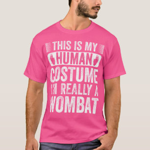 Das ist mein Mensch, ich bin wirklich eine Wombat T-Shirt