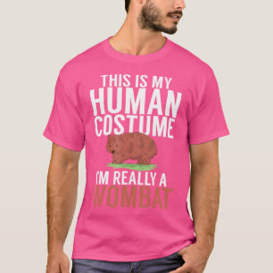 Das ist mein Mensch, ich bin wirklich eine Wombat- T-Shirt