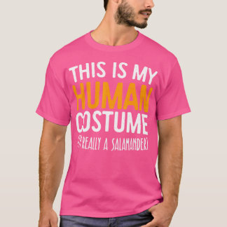 Das ist mein Mensch, ich bin wirklich Salamander T-Shirt