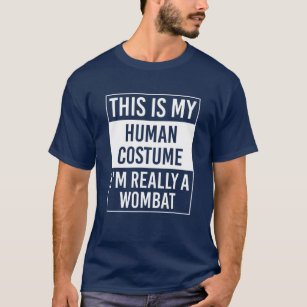 Das ist mein Mensch, ich bin wirklich Wombat T-Shirt