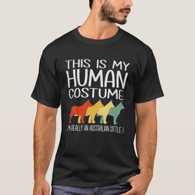 Das ist mein menschliches Kostüm Australisches Rin T-Shirt (Vorderseite)