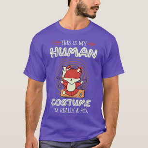 Das ist mein menschliches Kostüm, das ich mir von T-Shirt