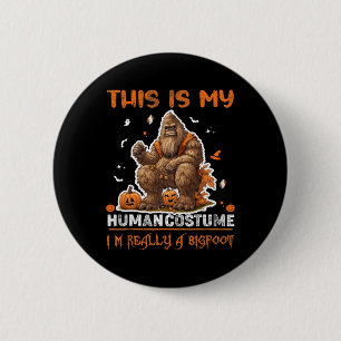 Das ist mein menschliches Kostüm Funny Halloween C Button