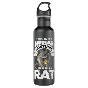 Das ist mein menschliches Kostüm, ich bin wirklich Edelstahlflasche