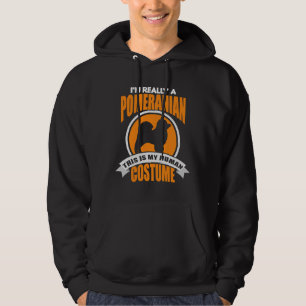Das ist mein menschliches Kostüm, ich bin wirklich Hoodie