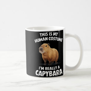 Das ist mein menschliches Kostüm, ich bin wirklich Kaffeetasse
