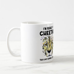 Das ist mein menschliches Kostüm, ich bin wirklich Kaffeetasse