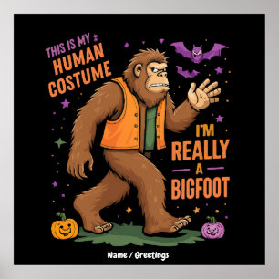 Das ist mein menschliches Kostüm, ich bin wirklich Poster