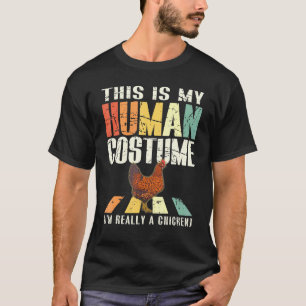 Das ist mein menschliches Kostüm Ich bin wirklich T-Shirt