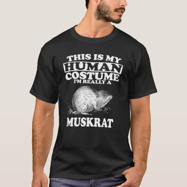 Das ist mein menschliches Kostüm, ich bin wirklich T-Shirt (Vorderseite)