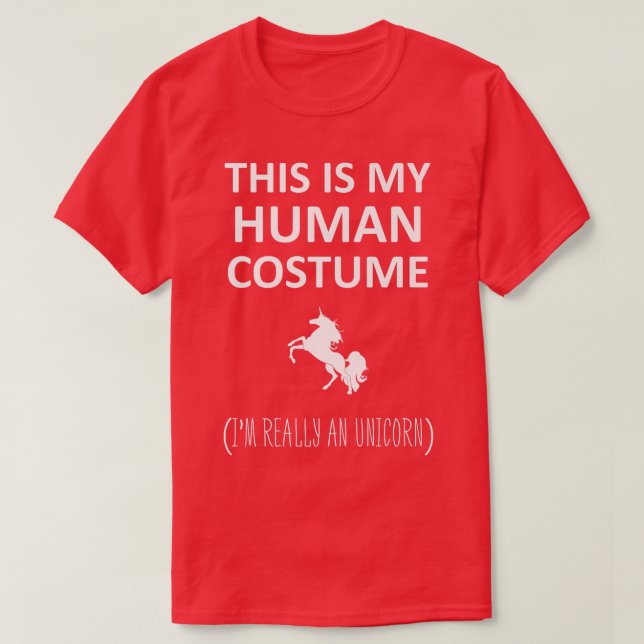 Das ist mein menschliches Kostüm, ich bin wirklich T-Shirt (Design vorne)